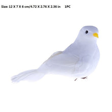 Load image into Gallery viewer, 1PC Decorative Dove Artificial Foam Feather White Bird Dove for Home Wedding Decoration Ornaments Birds Crafts